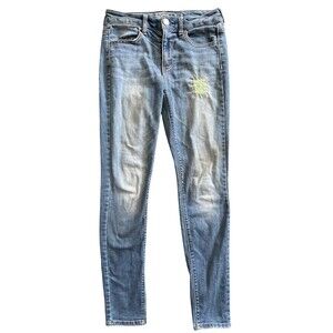 OOAK American Eagle Outfitters Size 6 Faded Blue Jeans